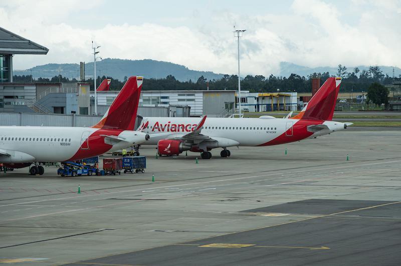 avianca jets at el dorado airport