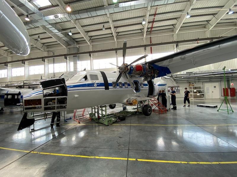 L-410 being assembled at UWCA’s facility in Yekaterinburg, Russia