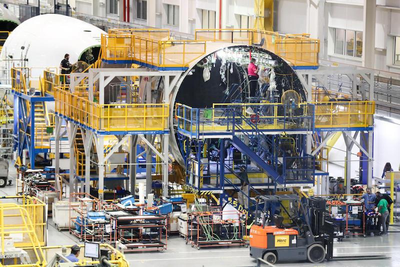 787 production in Charleston