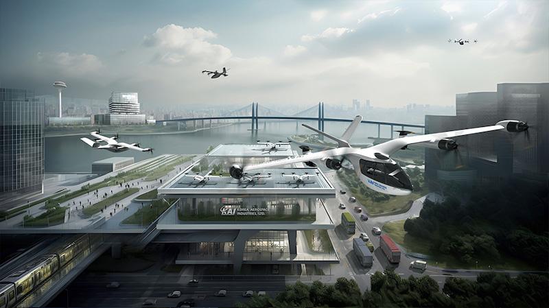 Korea Aerospace Industries tilt-prop eVTOL air taxi design