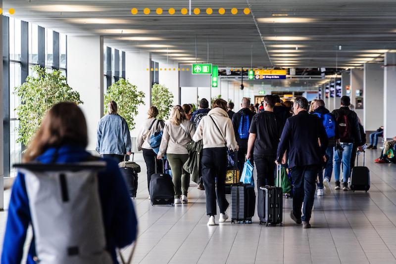 people at airport