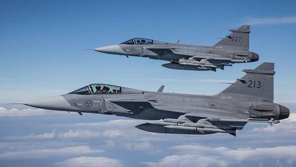 Swedish Air Force JAS-39 Gripen Cs