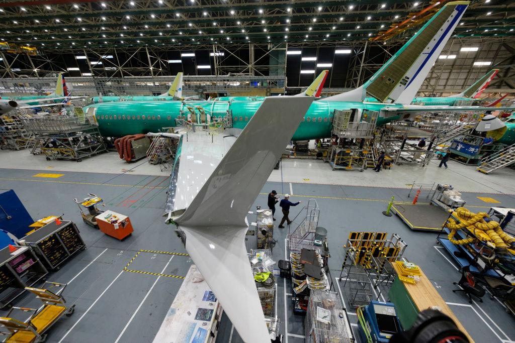 737 production line