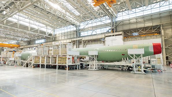 Airbus assembly line