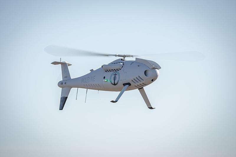 A Camcopter S-100 operated by the French Navy.