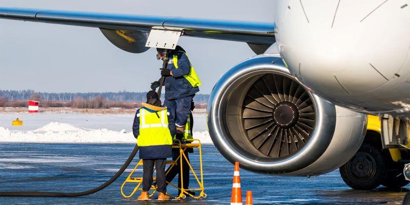 Fueling plane with SAF