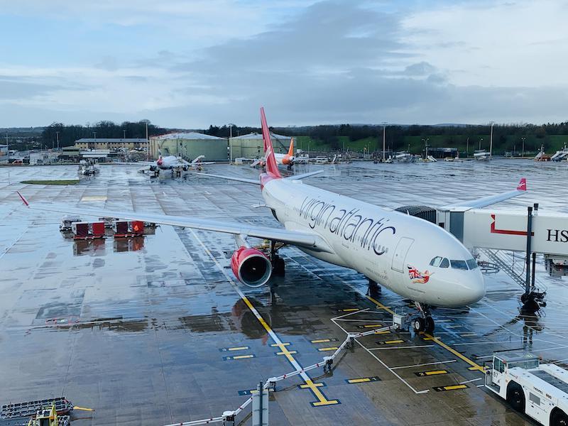 virgin Atlantic jet on tarmac