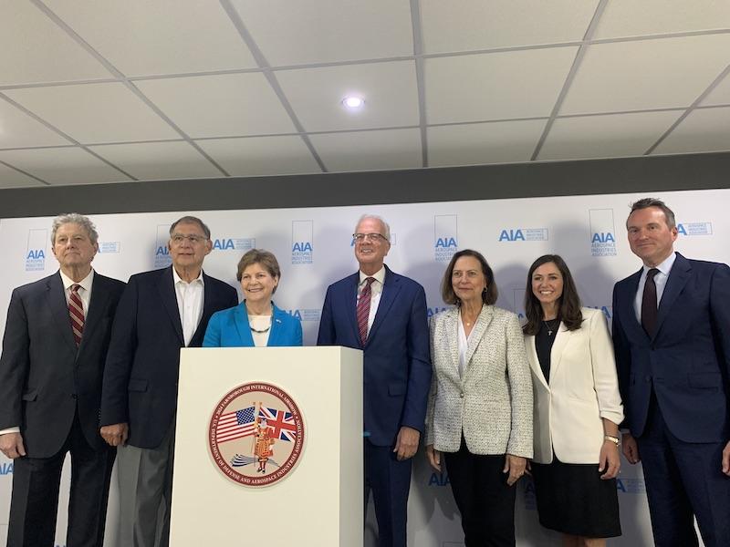 U.S. Congressional delegation at the Farnborough International Airshow