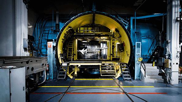 aircraft wind tunnel