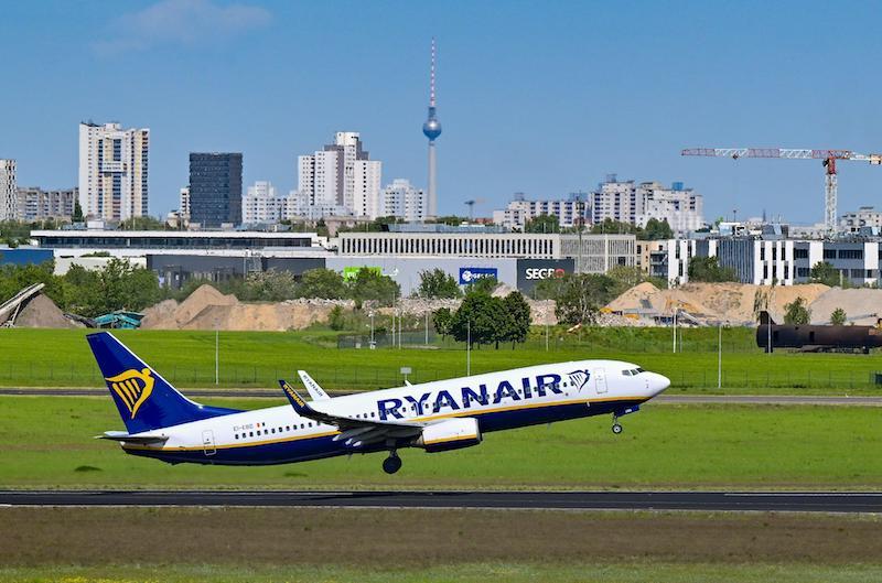 ryanair jet at Berlin Brandenburg