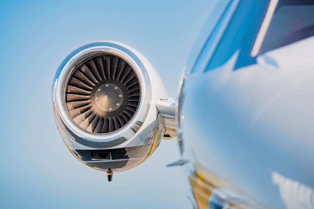 Business Jet Engine Promo Image