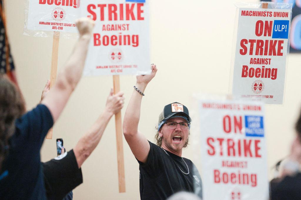 Striking workers