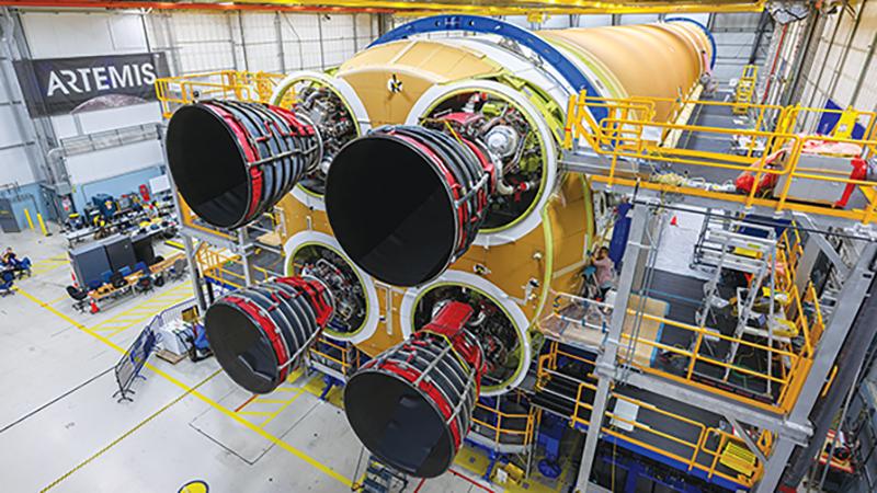 Aerojet Rocketdyne engine assembly 