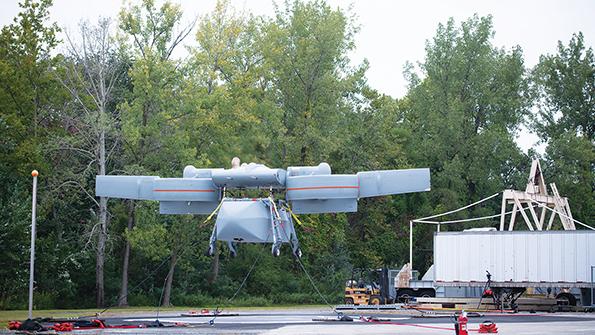 Piasecki Ares aircraft taking off