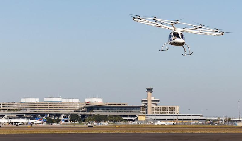 Volocopter test flight at Tampa