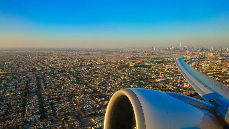 Dubai aerial view