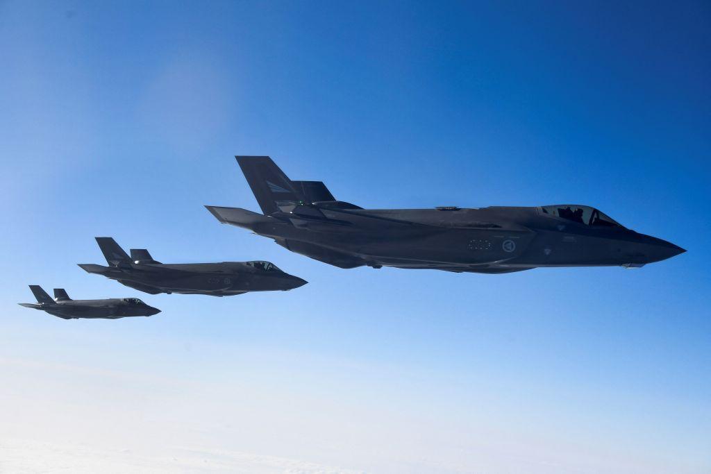 Three Norwegian F-35s