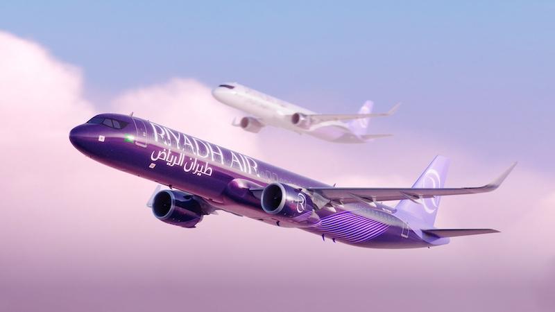 Riyadh Air A321neo rendering