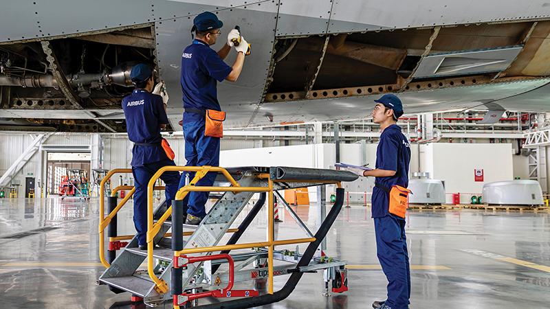 Airbus workers