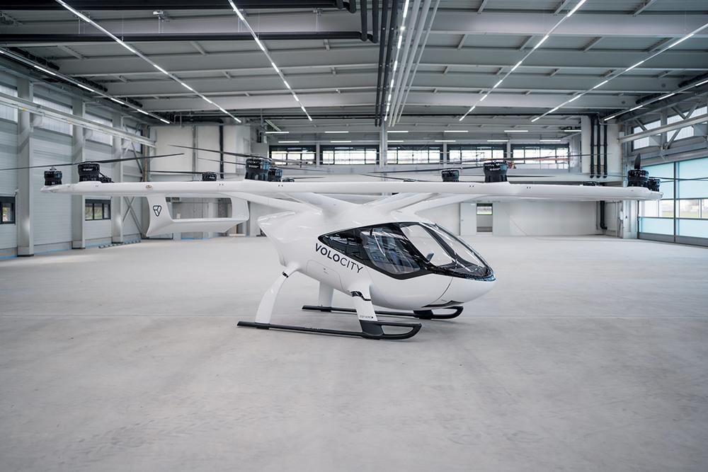 Volocity eVTOL in hangar