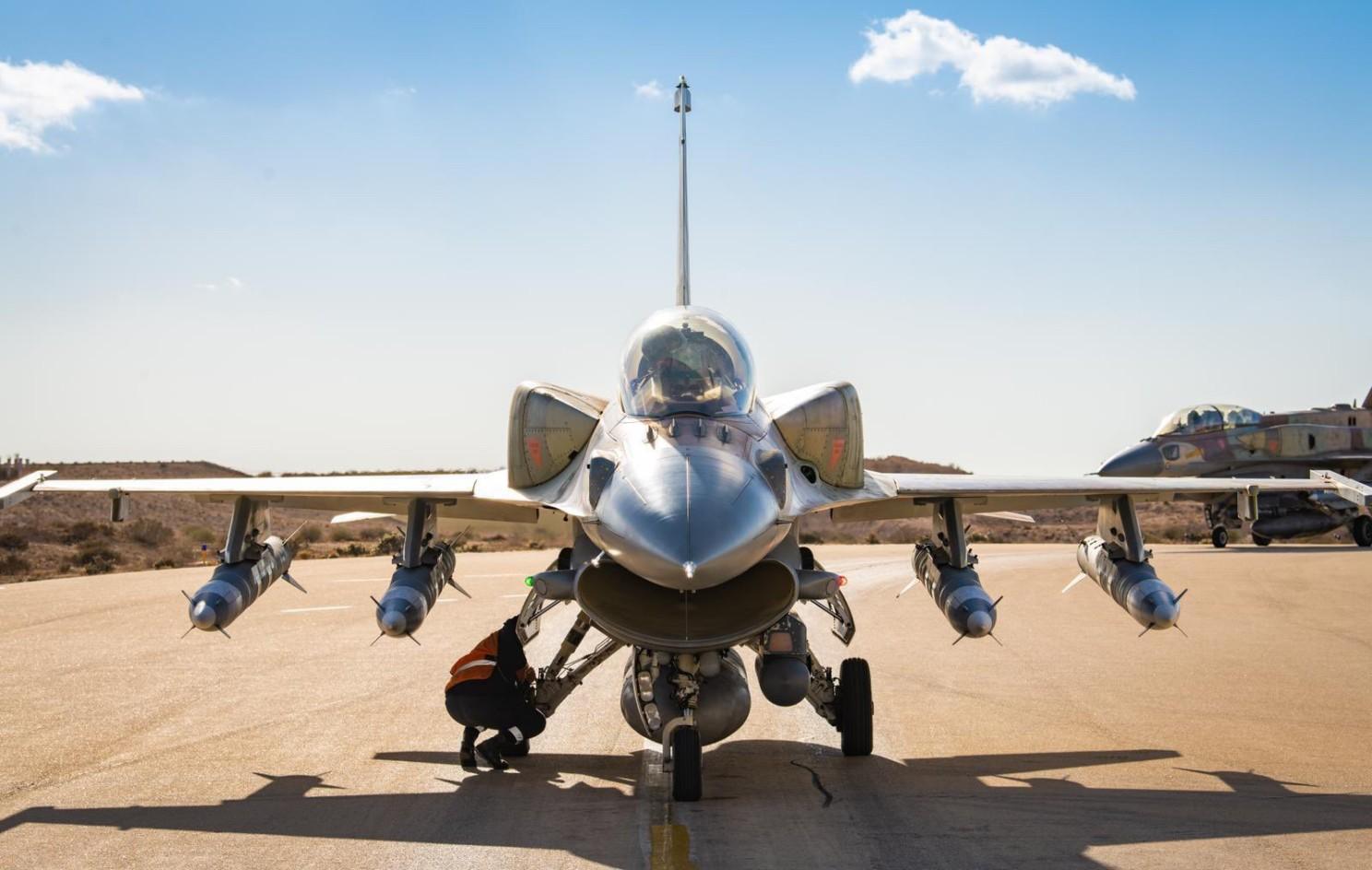 Israel Air Force F-16 equipped with Rampage