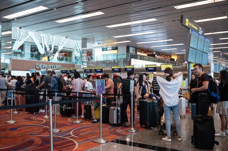 passengers at changi