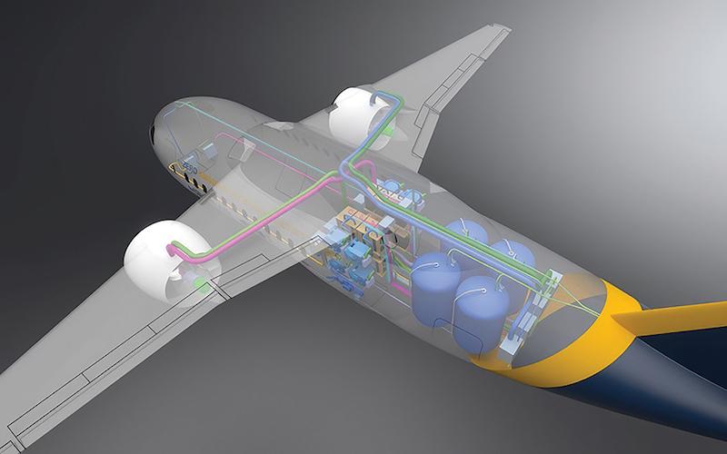 GKN Aerospace rendering hydrogen