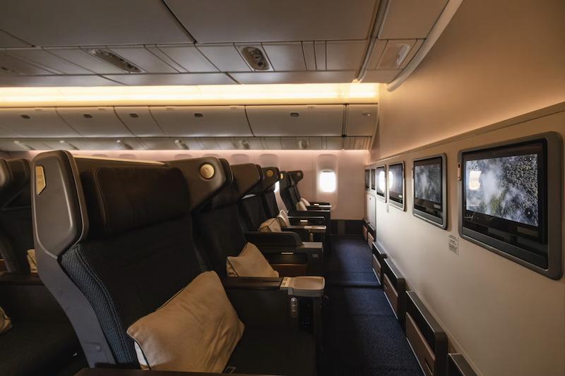 New Recaro premium economy seats on 777-300ER