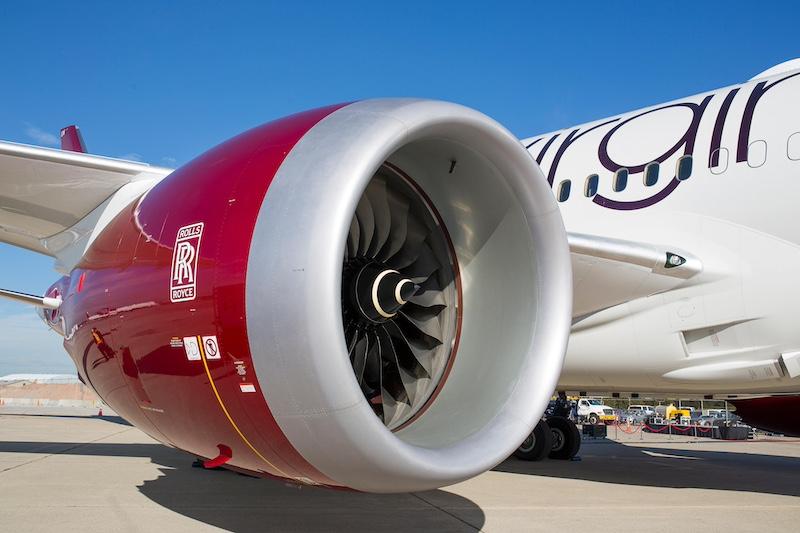 Virgin Atlantic 787 Trent 1000 engine