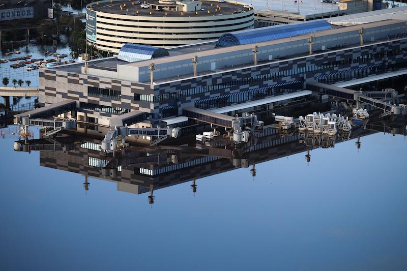 Salgado Filho International Airport flooded