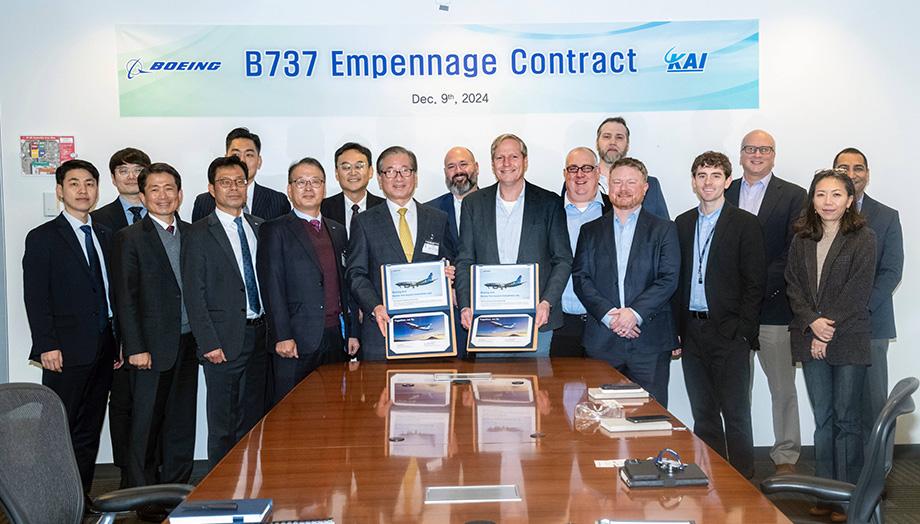 KAI 737 empennage contract extension