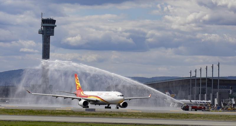 Hainan A330 at Oslo