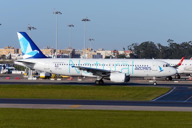 SATA Azores Airlines a320 in porto