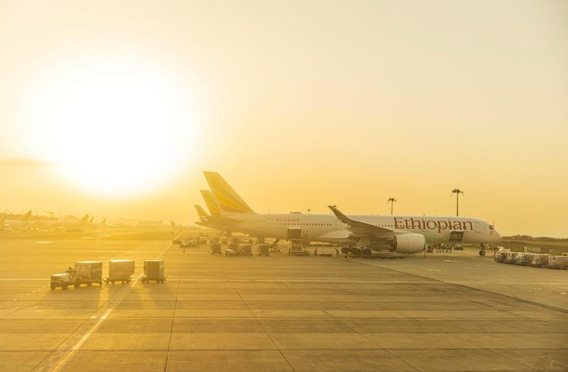 ethiopian jets at addis ababa airport