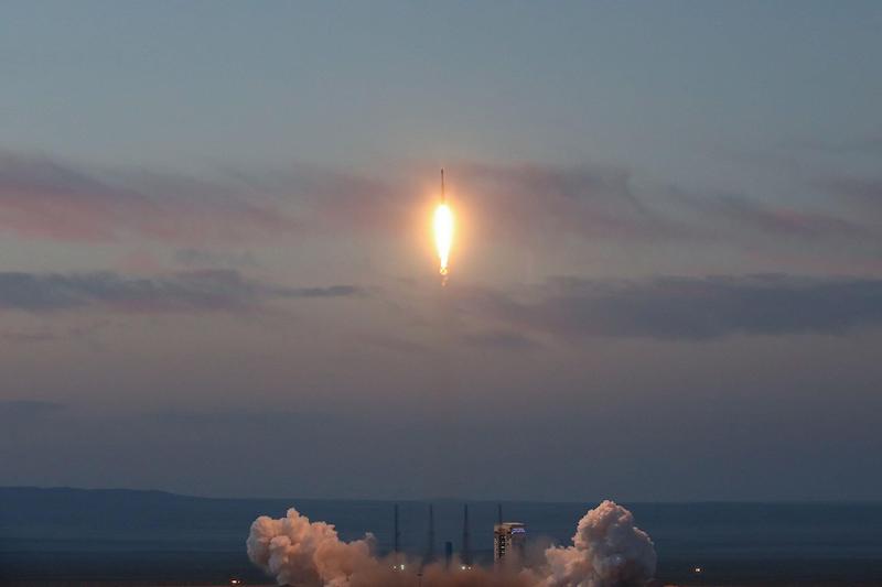  Iran's Simorgh (Phoenix) satellite carrier blasting off from the Imam Khomeini spaceport in Semnan, central Iran