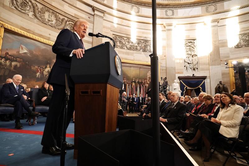 trump in auguration address