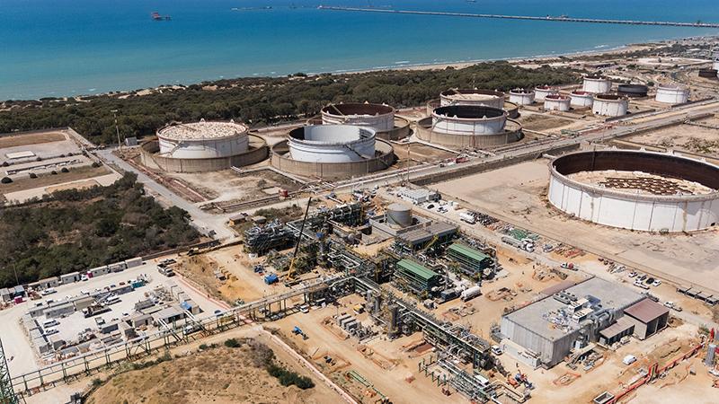 aerial view of Enilive SAF production site