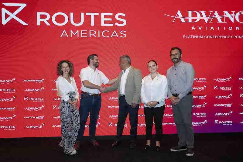  representatives from Volaris and Querétaro International Airport at Routes Americas 2025