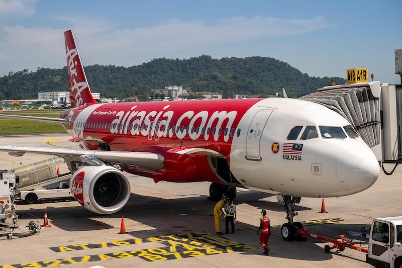 airasia malaysia jet parked