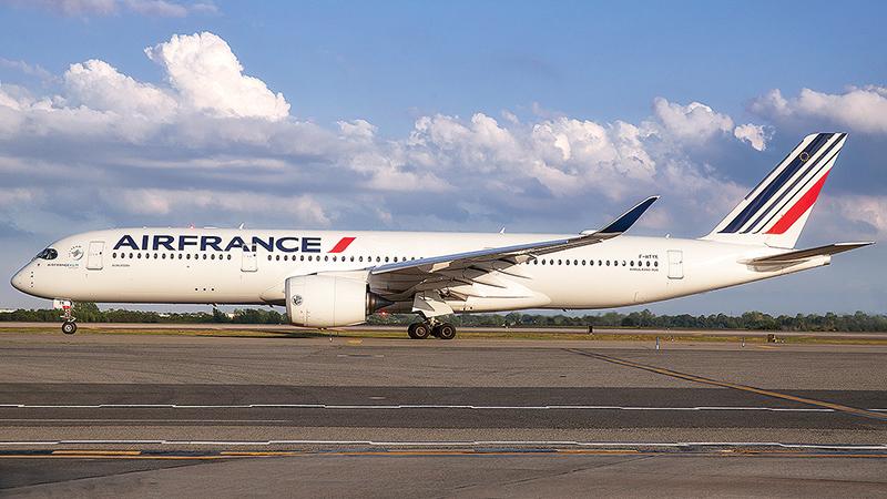 Air France aircraft on runway