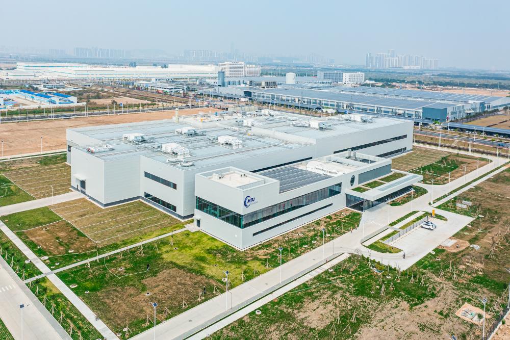 Aerial shot of MTU Maintenance Zhuhai's new Jinwan Branch facility located in China.