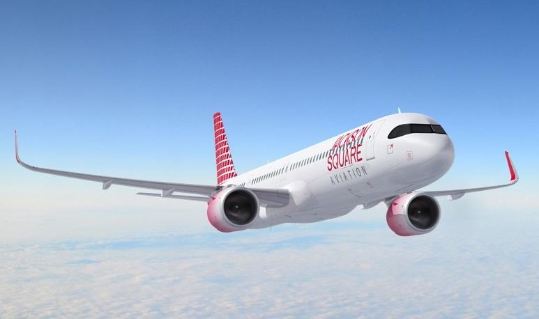 Render of A320neo in Jackson Square livery