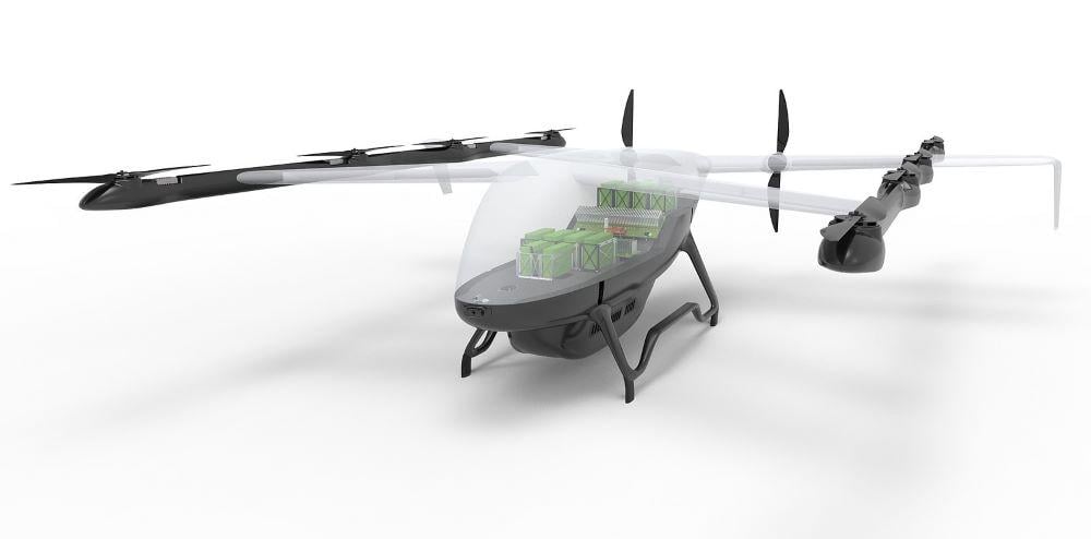 Diamond Aircraft Caption: Diamond’s hybrid powertrain combines batteries and fuel cells with gaseous hydrogen storage