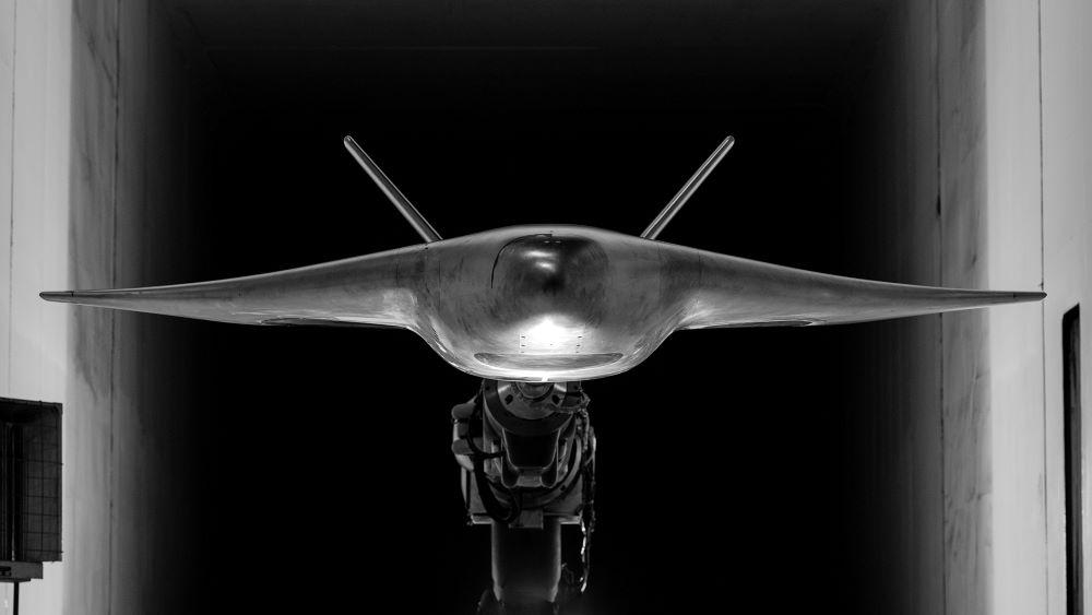 Aurora Flight Sciences Caption: Wind tunnel tests focused on low-speed handling of Aurora fan-in wing blended wing body VTOL configuration