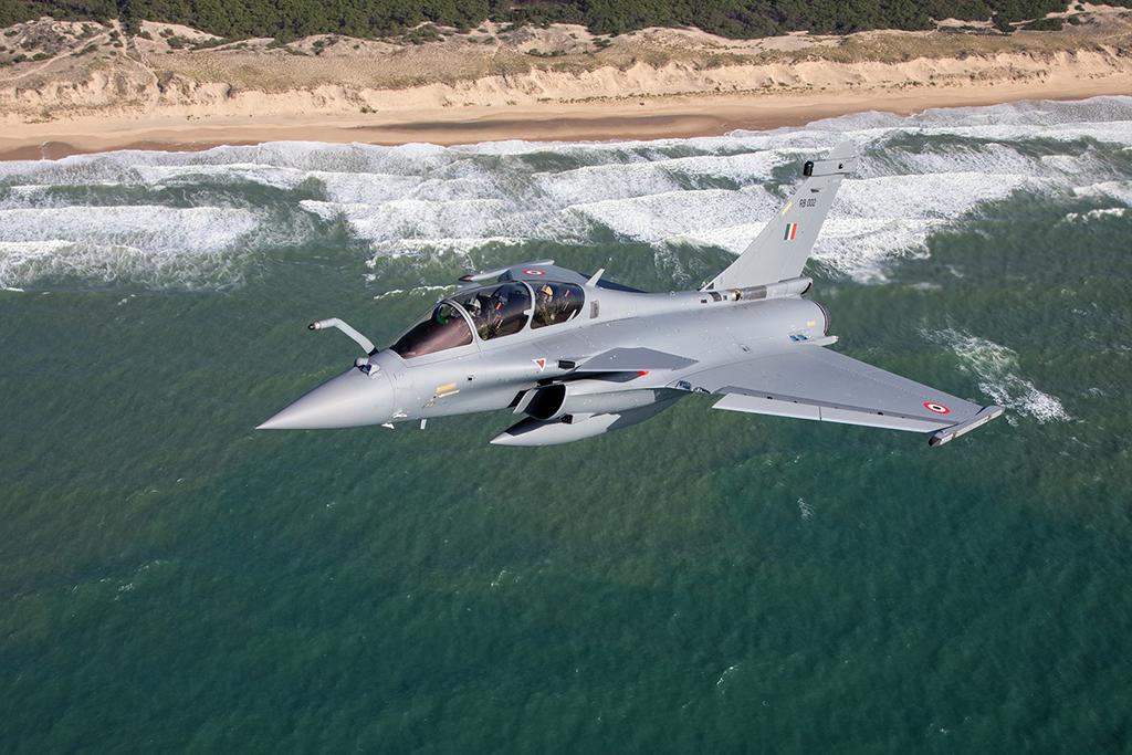 Rafale in flight