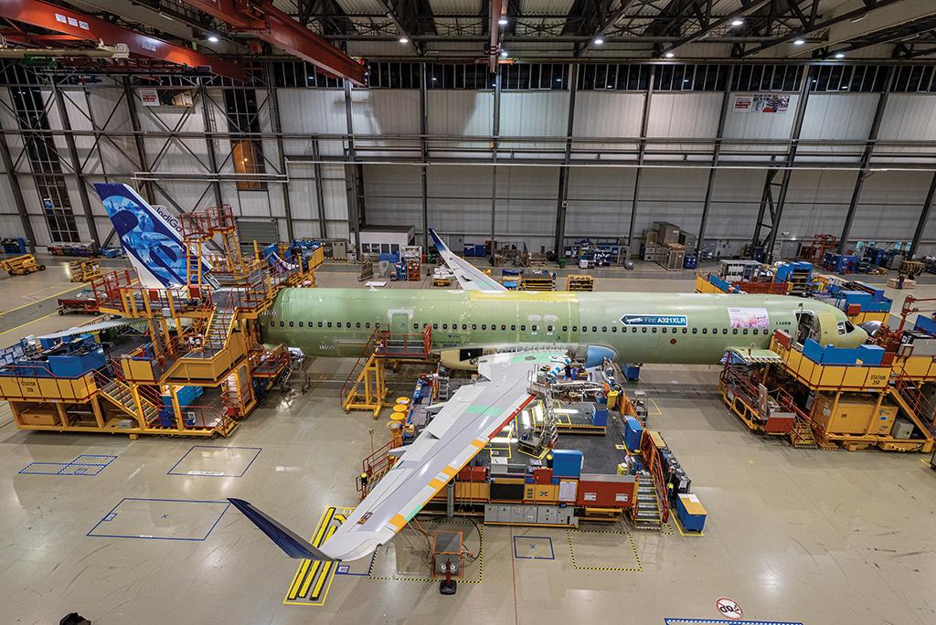 Airbus A321XLR assembly 