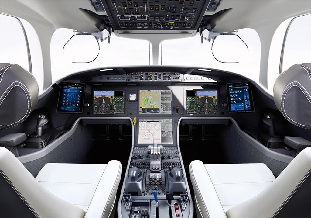 Falcon 8x Touch-screen electronic flight bags