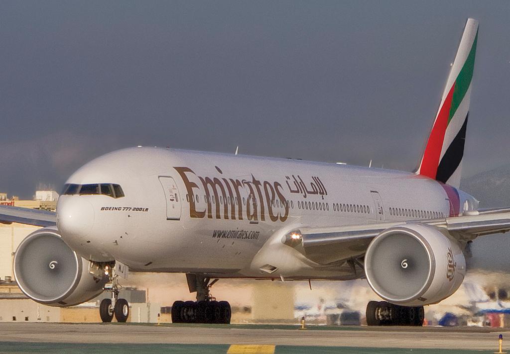 Emirates aircraft