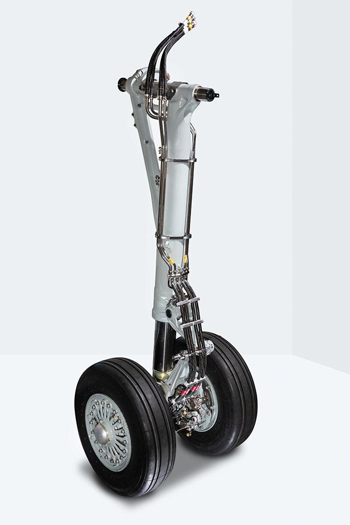 Airbus A220 main landing gear supplied by Liebherr-Aerospace