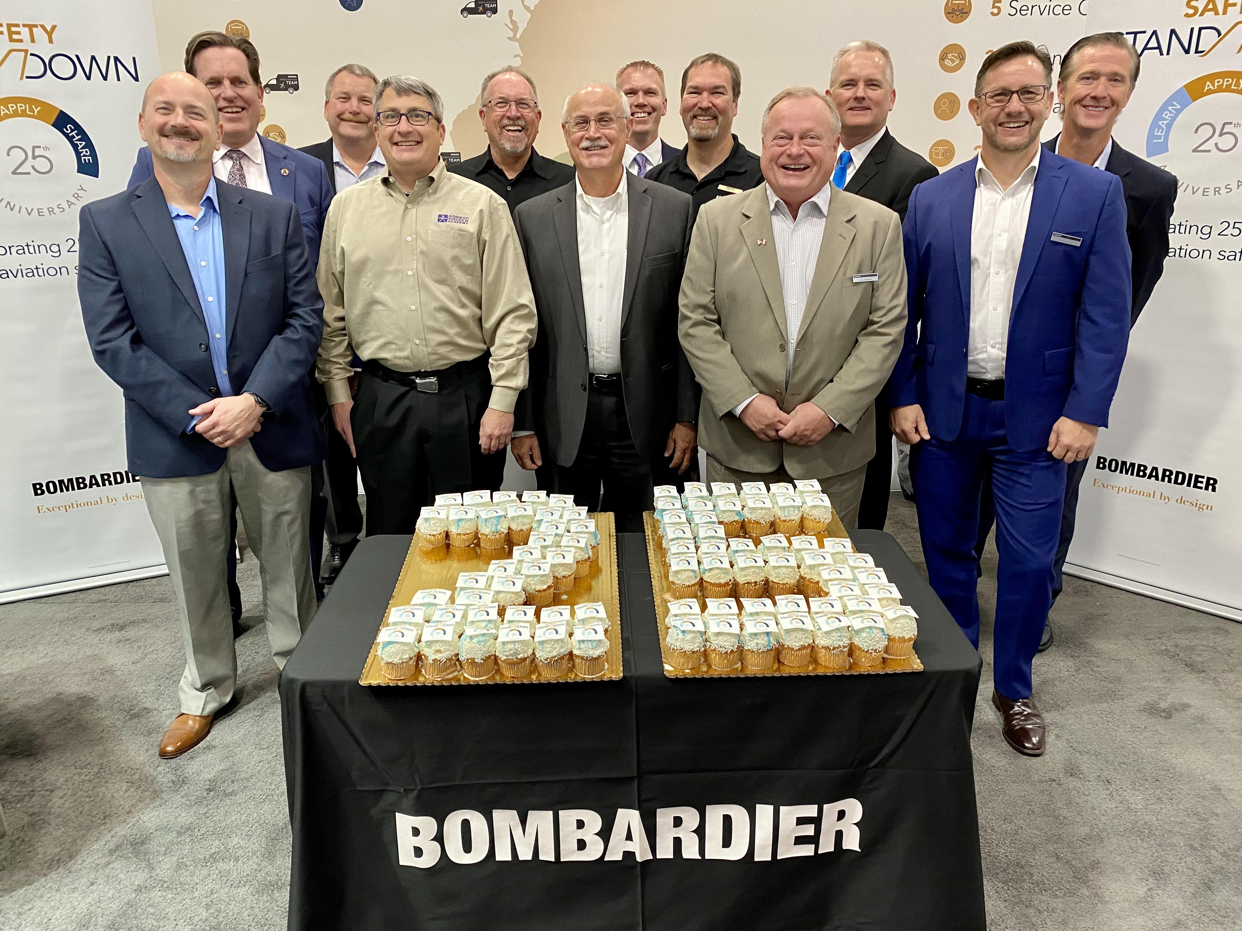 Bombardier celebration